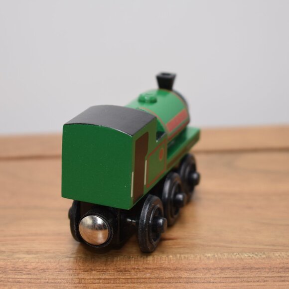 Peter Sam Rare SQUARE FUNNEL Thomas and Friends Wooden Railway Train Engine 2003 - Picture 6 of 9